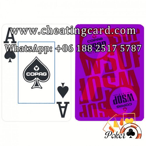 Copag WSOP Cheating Contact Lenses Cards